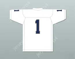 Custom qualsiasi nome numero giovane/bambini Zach Wilson 1 Corner Canyon High School Chargers White Football Jersey 1 S-6xl cuciti in alto