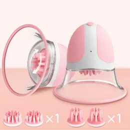 おもちゃAAV乳房マッサージバイブレーター吸盤強いマニュアル吸盤10の振動回転モードを備えた刺激装置