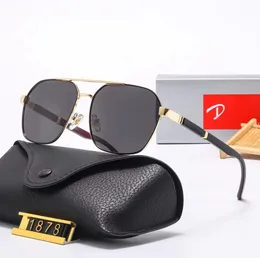 Designer -Mode -Sonnenbrille für Männer und Frauen Einfache großzügige optimistische Sonnenbrille Sport schützende schöne Sonnenbrille Nase Little Vain