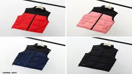 Tasarımcı Gilet Kids Kuzey Ceketler Down Ceket Yelekler Üst Isı Delek Tasarım Bebek Bodywarmer Puffer Yüz Ceket Kadını Outwe6824507