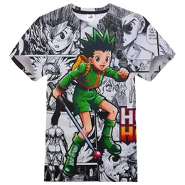 T-Shirts Populärer japanischer Anime Hunter X Hunter 3D Printed Boys and Girls Street Kleidung Freizeit Mode T-Shirt Harajuku Unisex T-Shirt Childrens Topl2404