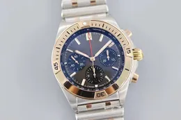 TF Mechanical Chronograph Watch Watch 42 mm z 7750 Automatycznym ruchem uzwojenia Ratchet Bezel Sapphire Crystal Mirror