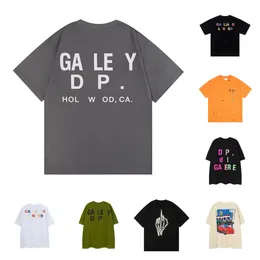 Tシャツfor Men Designer TシャツGaller綿夏のガレイティーデプスメンズ女性トップカジュアル部門ストリートショートパン