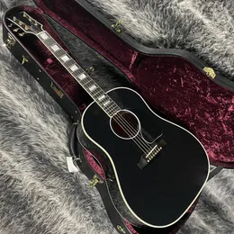 J45 Custom Ebony Acoustic Guitar D