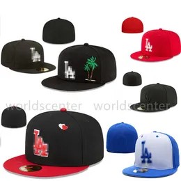 Baseball Angeles''Dodgers''unisex Fitted Size Hats LA Snapback Hats Mens Sports casual hiphop Outdoor Full Closed Fitted caps