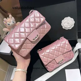 Evening Bags Glossy Patent Leather Women Designer Classic Flap Bag 18/20cm Quilted Diamond Lattice Silver Hardware Matelasse Chain Luxury Purse Cross Body