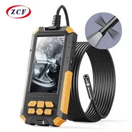 Triple Lens Industrial Endoscope Camera 4.3'' Screen HD1080P Single Dual Lens Pipe Car Inspection USB Borescope Waterproof LED