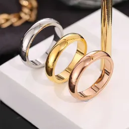 Anelli di nozze Simple in acciaio largo piastra liscia anello singolare anello di coppia indice di dito inossidabile anello di moda personalizzato