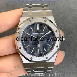 apwatch Piquet Audemar Series 15400 St Blue Plate Automatic Mechanical Ultrathin Steel Band Watches 41 Mm high quality