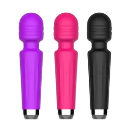 10 속도 듀얼 vabration av vibrators 충전식 마술 지팡이 마사지 바디 목 마사지 Gspot 음핵 진동기 섹스 토이 성인 p4862703