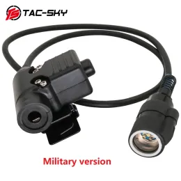 Accessoires Tacsky Militär definierte Version AN / PRC 148 152 152A Adapter PTT 6 Pin U94 PTT kompatibel mit Peltor / MSA Headset