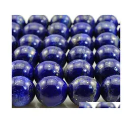 Lapis de pedra natural lazuli redondo miçangas soltas fios 4 6 8 10 12 mm Tamanho da escolha para jóias Fazendo Nosab12 1YQQ91306697