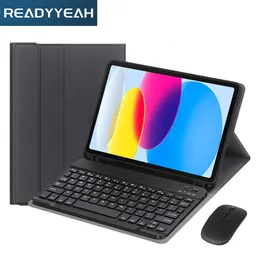 Tablet dla Galaxy Tab A8 105 S6 Lite Cover 104 S7 S8 11 Plus z klawiaturą 240424