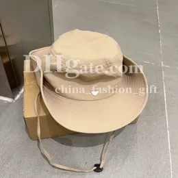 Wide Brim Bucket Hat Luxury Travel Holiday Sunscreen Hat Comfortable Adjustable Hat Summer Men Women Mountaineering Hat