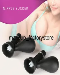Massage silikonnippel sucker vibrator bröstnippel fitta klitoris massager vakuumklämmor pumpstimulator sex leksaker för vuxna wo1119544