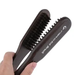 Wood Boar Bristle Straight Hair Comb Straightening Womens Curly Smooth Styling Splint for Home DIY 240424