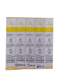 Ago per cartuccia 20 pari 1RL 025 mm Nego di cartuccia Stirilizzato Stirilizzato Tatuaggio permanente Aghi per permanenti TIPS PER LIPOW PIRM9305504