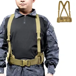 Werkzeuge Herren Hosenträger Xshaped Suspenders Ladung Lagerlager Hosenträger Häftnissen Utility Belt Kostümzubehör für Outdoor -Geräte ausgelegt