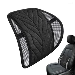 Pillow Lumbar Support Portable For Four-Season Comfort Ergonomic Car Seat Backrest Ventilated Lower Back