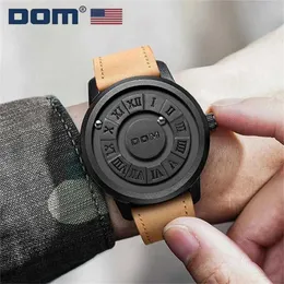 Wristwatches DOM Trend Concept New Mens Creative Rolling Confer