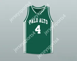 Nome personalizzato da uomo Youth/Kids Davante Adams 4 Palo Alto High School Vichinghi Dark Green Basketball Jersey Top Top Cucite S-6XL