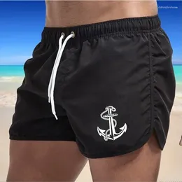 Mäns shorts 2024 trendiga varumärke Summer Quick-Torra Men Swimwear Beach Swim Wear Sports (9 färger) Kläder