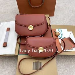 New Loro Bag Ghiera Bags Designer Saddle Bag L19 Lunch Box L27 Metal Ring Buckle Genuine Leather Shoulder Crossbody LP19 Bucket Handbag Women Shopping Purse