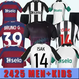 2024 2025 3XL 4XL 24 25 NewCaslte Tonali home Soccer Jerseys third BRUNO G. JOELINTON ISAK 23 24 NUFC UnitedS home away MAXIMIN WILSON ALMIRON Football Shirt Mens Kids