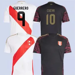 COPA 2024 Jerseys Peru Kids Soccer America Home Away Football Shirt Peruana 국가 대표팀 Pineau Cuevas Solano Pizarro Abram Aquino Guerrero Cubillas Ana