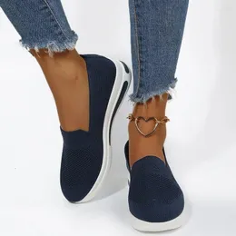 Casual Shoes European And American Pinched Door Single 2024 Solid Color Comfortable Thick Sole Sports Style Plataforma Mujer