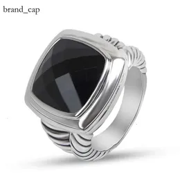 Designer David Yumans Yurma Jewelry Bracelet Xx Similar Square 14mm Popular Classic Cable Button Ring Fashion Women David Rings 6916