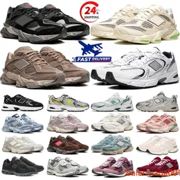 2024 designer 9060 Running Shoes 990 Men Women 2002r Pack Pink Olive 9060s Bricks Wood 990v3 Rain Cloud Grey Sea Salt Blue Haze White Mens Trainers Outdoor Sneakers