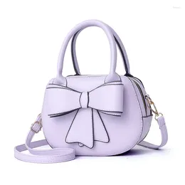 Bolsas de ombro as mais recentes Mulheres de bolsa feminina 2024 Trendência da moda Elegante Senhoras de um ombro Messenger Bag Designer Decoração de Bow