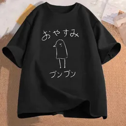 T-shirts oyasumi punpun anka t-shirt anime bomull kortärmad kvinnor t-shirt casual o-hals t-shirt kawaii flickor topl2404