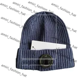 CP Hat Designer zwei Objektivgläser Brille CP Compagny Beanies Männer CP Companys Strickhüte Schädelschützen Outdoor Frauen unvermeidlich Winter Mütze schwarz graue Motorhaube 2807