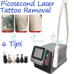 Picosecond Tattoo Removal Machine Q Switched Nd Yag Laser Pico Laser Pigments Spot Removal Skin Rejuvenation