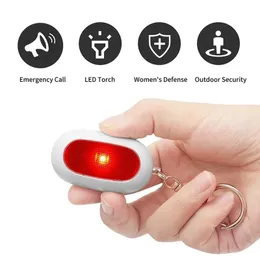 Self Defense Siren Safety Alarm for Women Keychain with 125dB LED Light Personal Alarms Personal Security Keychain Alarm