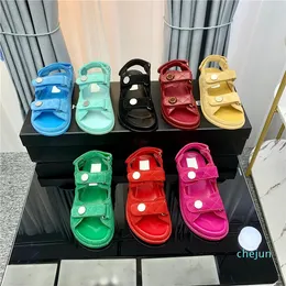 Designer di qualità a specchio da 15A Domande da donna Sandals Domande Slide Crystal Picchia Casualmente Piattaforma trapuntata Piattaforma Summer Beach Slipper 35-42 con scatola e borsa della spesa