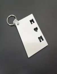 Вечеринка охват 500ps Sublimation Keychain Love Grad Dad Mom Senior Cake Chain Creative Diy Good Blank Mdf Keyrings SN52913614571