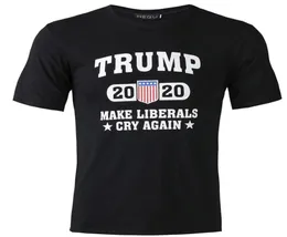 Trump 2020 Print T Shirt S3XL ONeck Short Sleeve Men Shirts Summer Cotton TShirt Fashion Black Trump Casual Shirt Gifts VT06423112058