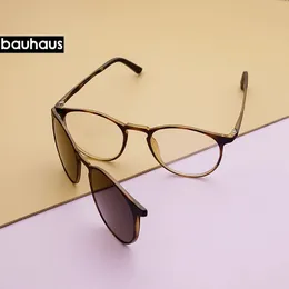 Bauhaus Magnet Eyeglasses Полный ободок Оптическая рама рецепт