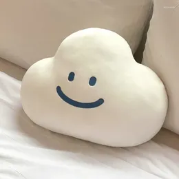 Cartone animato cuscino sorridente nuvola peluche lancio di bambole a forma di ripieno super morbido giocattolo per ufficio divano regali di compleanno