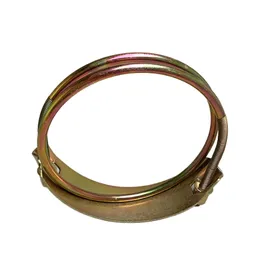 Colored Zinc Left-handed Tiger Clamp Iron Galvanized Hoop Double Steel Wire Throat Hoop