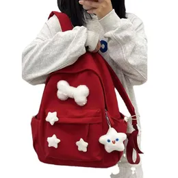 Backpack Feminina Japonesa Student School Schous School Middle and High School Alunos Coreanos Viagem Viagem Casual Mochila 2023 Novo Estilo