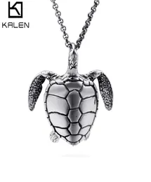 New Casting Edelstahl Baby Schildkröte Anhänger Halskette coole Geschenke für Männer Jungen Baby Schöne Geschenk499624