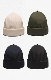 şapkalar erkekler brimless kafatası kapağı vintage benzersiz sokak portatif docker şapka çok amaçlı miki beanie erkek kapaklar moda 20208708936