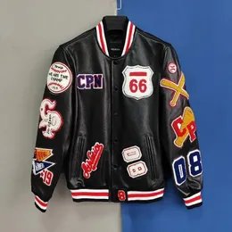 Sokak mektubu akın işlemeli ceket ve ceket erkekleri y2k harajuku hip hop eklenmiş motosiklet beyzbol üniforması 240415