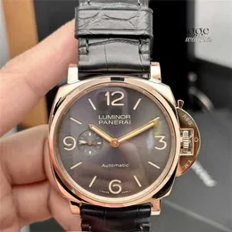 Uomini orologi la moda multifunzione impermeabile di lusso di lusso la serie Penerei Lumino Dur PAM00675 automatica meccanica da 45 mm di diametro da uomo è realizzata con 18k g