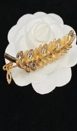 Moda Suimai Hair Clips Barrettes Ladies 18K Gold High Quality Designer Designer Fryzura Jewelry 4823581