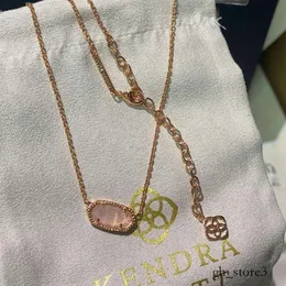 デザイナーのKendras Scotts Neclace Jewelry Singaporean Chain Eregance Oval Necklace K Necklace Memale Collar Chain女性ネックレス